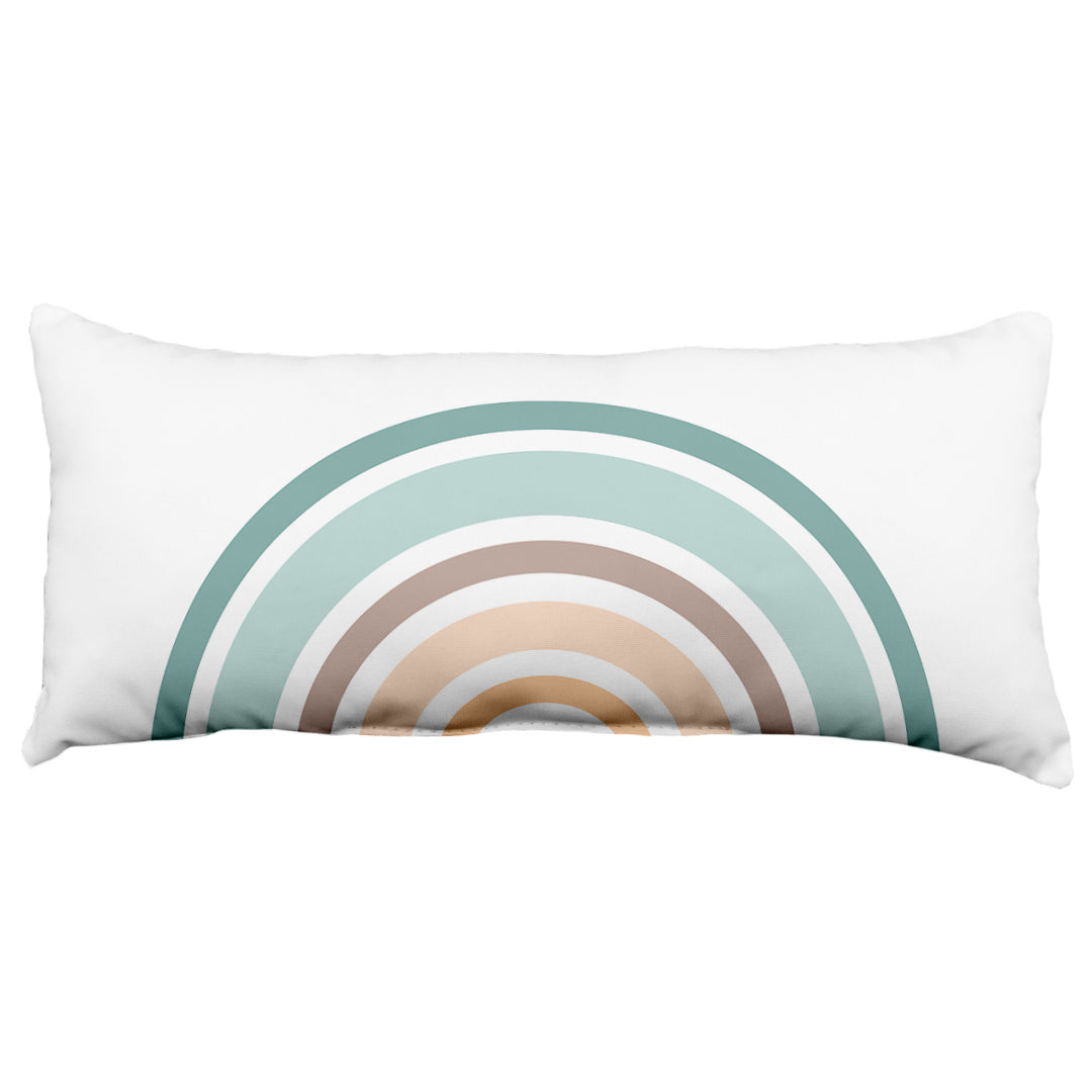 Boho Rainbow Decorative Pillow, 2 Sizes, Made in the USA