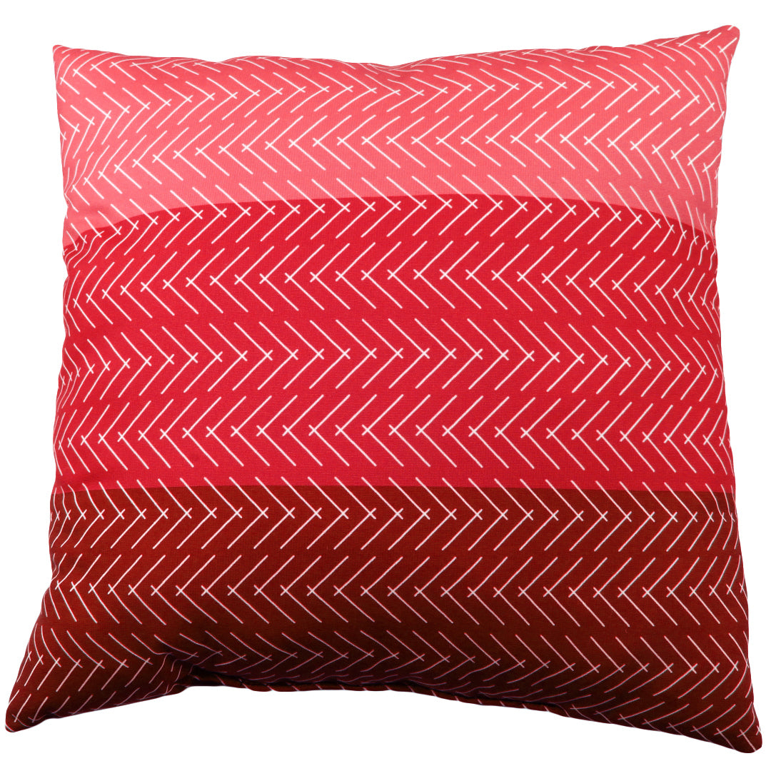 Color Block Hatch Decorative Pillow, Made in the USA