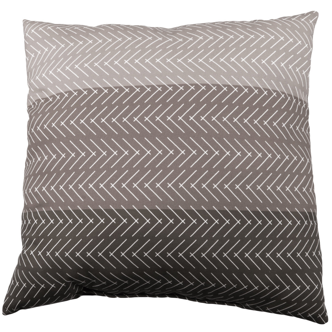 Color Block Hatch Decorative Pillow, Made in the USA