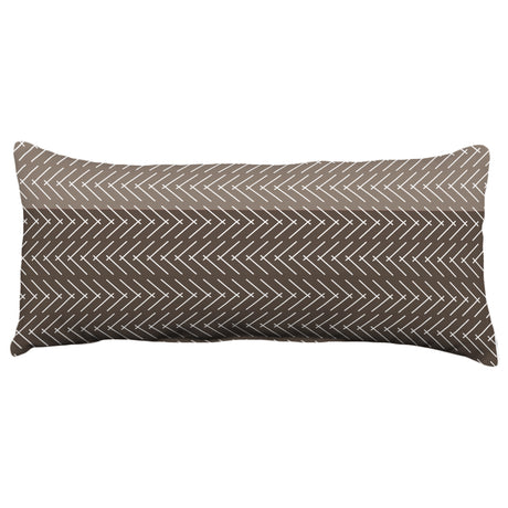 Color Block Hatch Decorative Pillow, Made in the USA