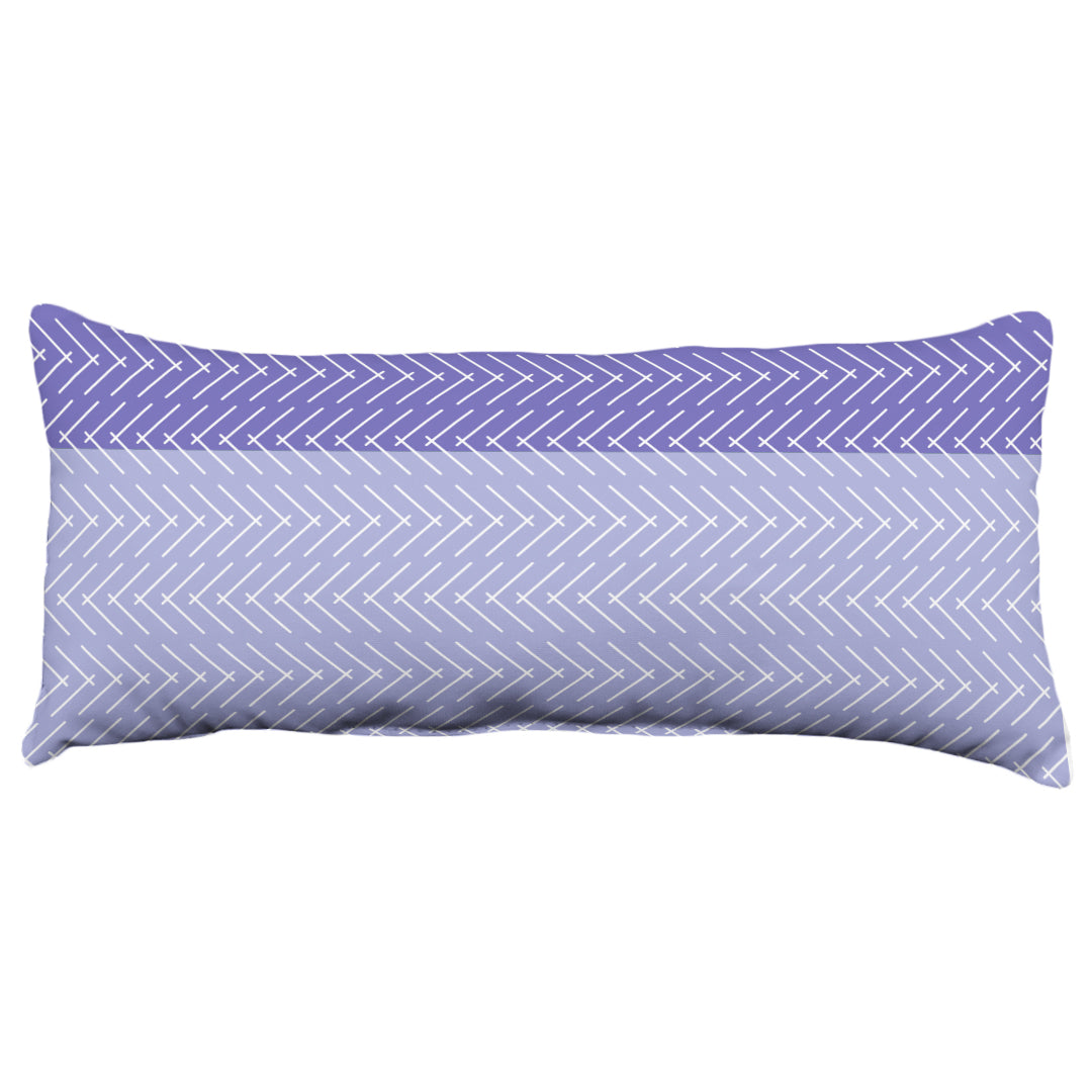 Color Block Hatch Decorative Pillow, Made in the USA