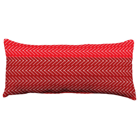 Color Block Hatch Decorative Pillow, Made in the USA