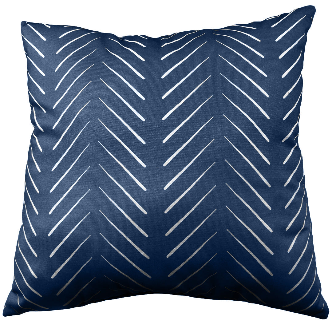 Chevron Columns Decorative Pillow - 2 Sizes