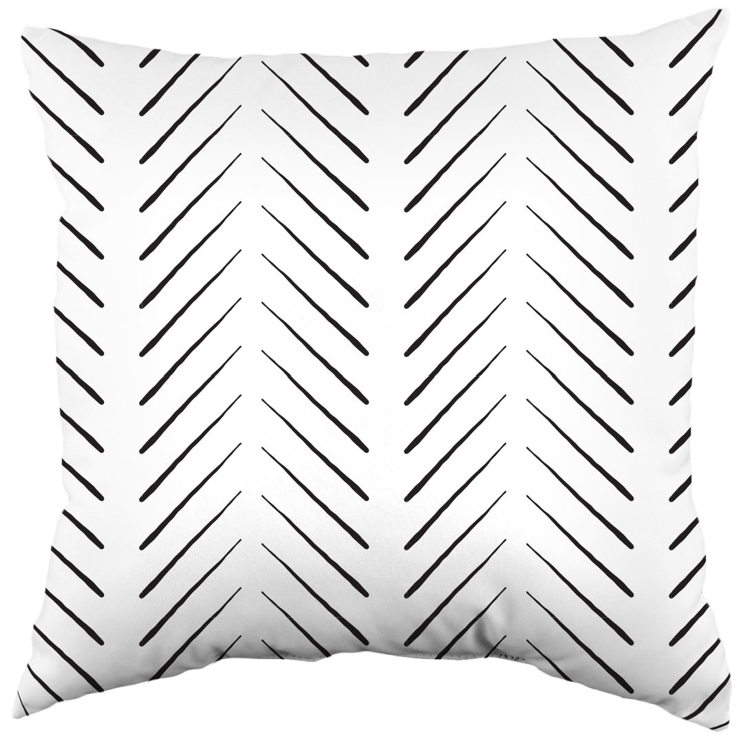 Chevron Columns Decorative Pillow - 2 Sizes