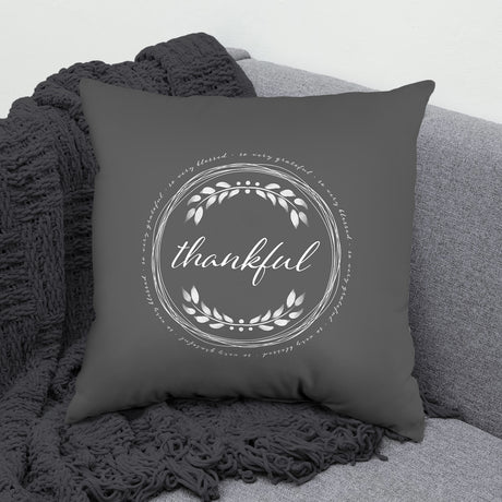 So Very Grateful Decorative Pillow, Made in the USA
