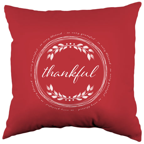 So Very Grateful Decorative Pillow, Made in the USA