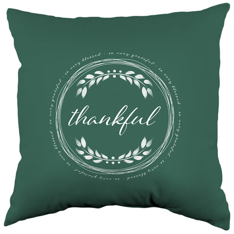 So Very Grateful Decorative Pillow, Made in the USA