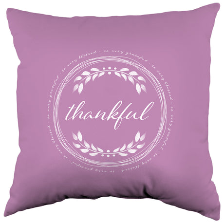 So Very Grateful Decorative Pillow, Made in the USA