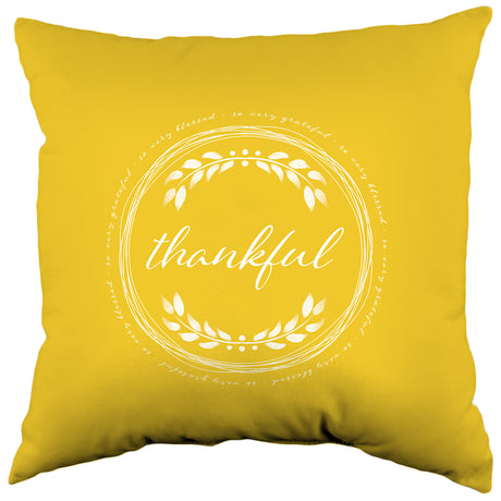 So Very Grateful Decorative Pillow, Made in the USA