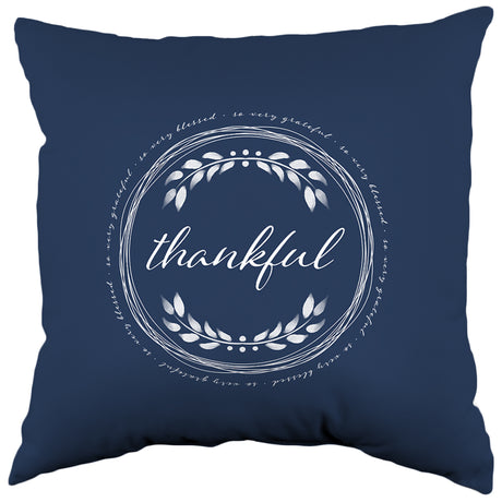 So Very Grateful Decorative Pillow, Made in the USA