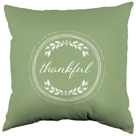 So Very Grateful Decorative Pillow, Made in the USA