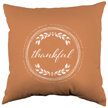 So Very Grateful Decorative Pillow, Made in the USA