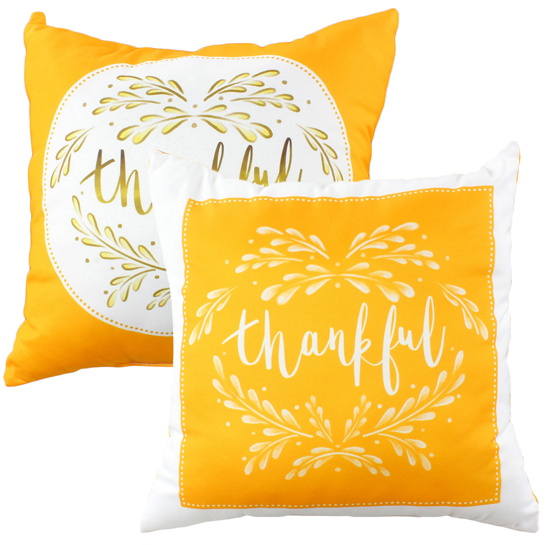 Thankful Double Sided Pillow