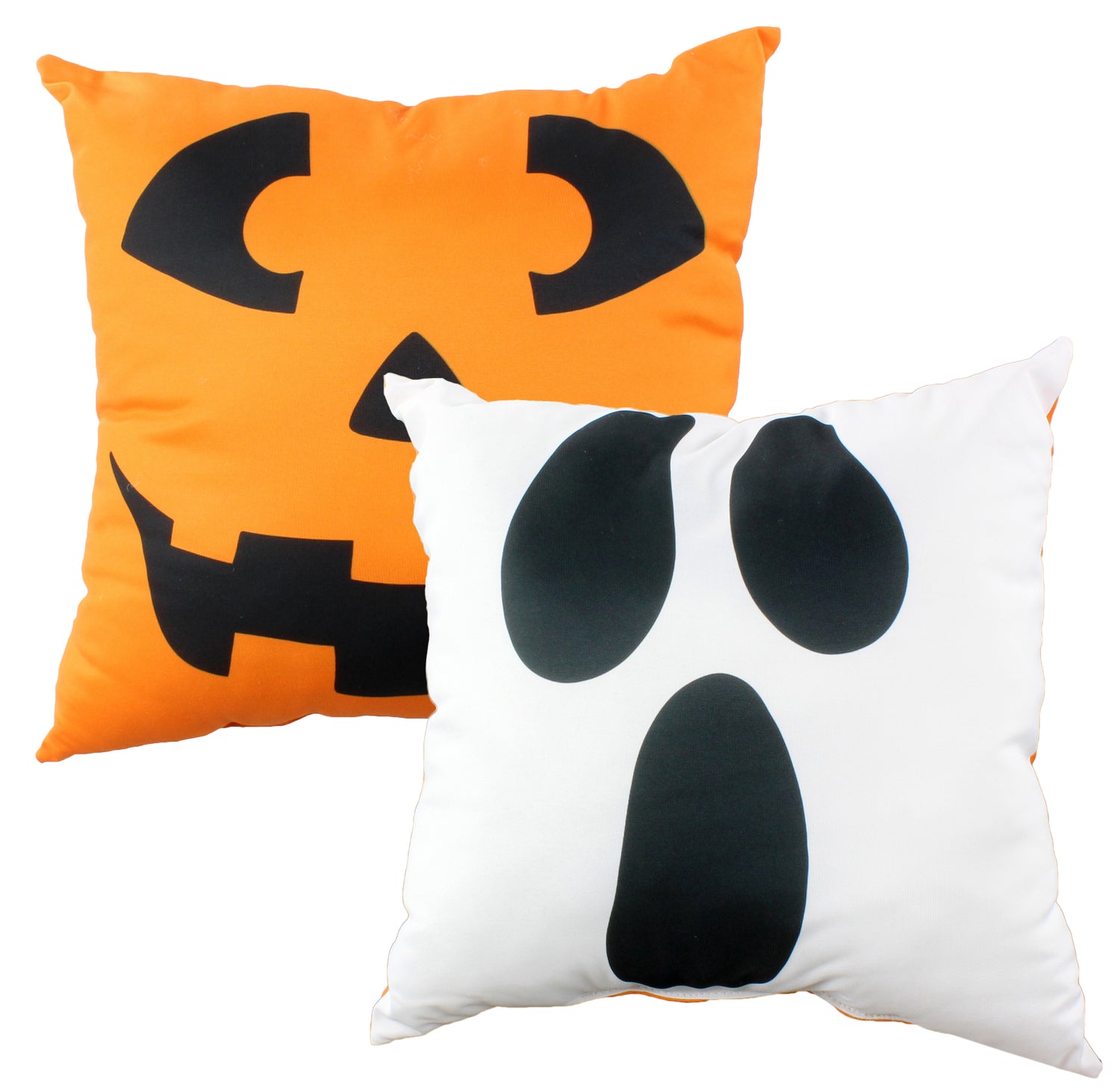 Jack-o-Lantern Ghost Pillow