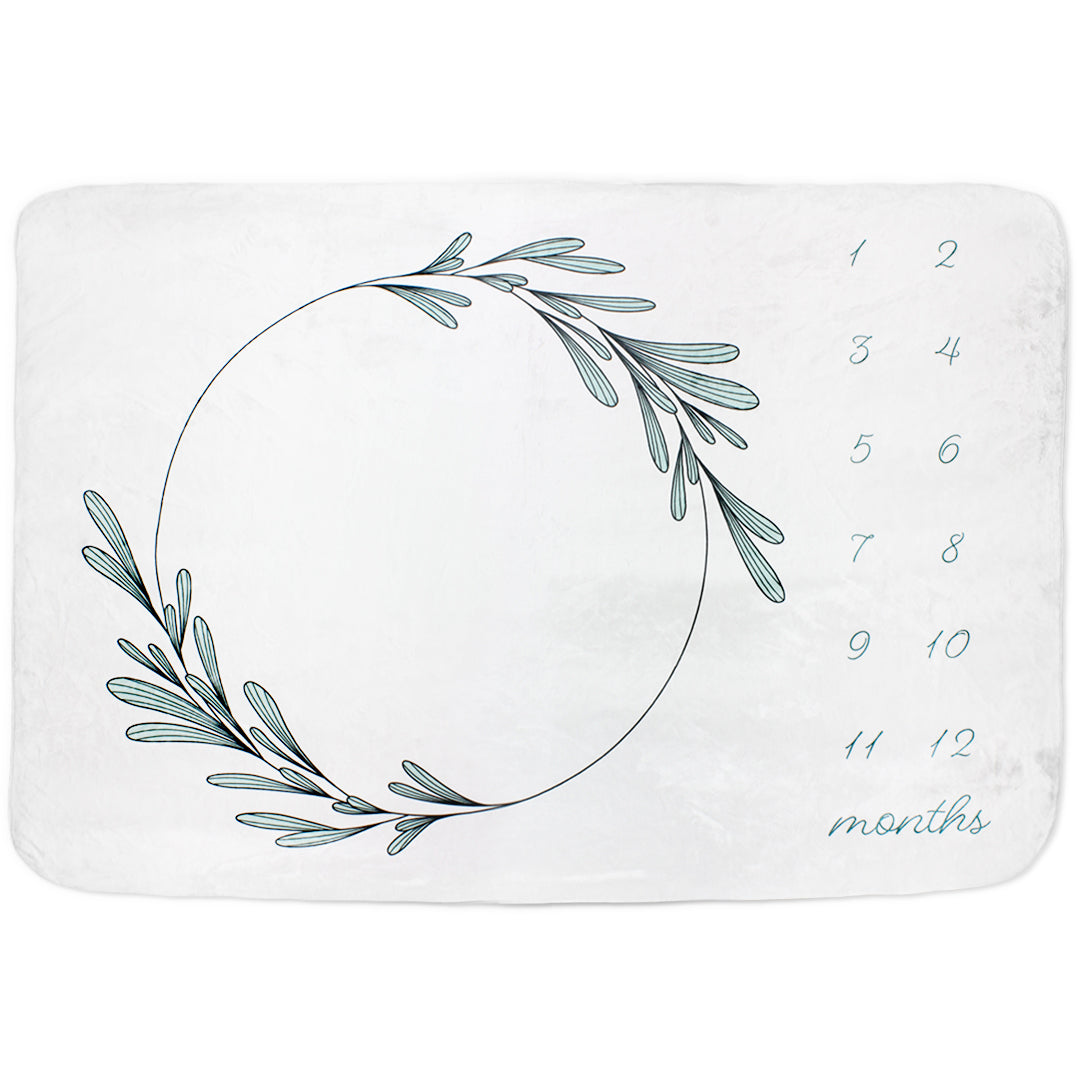 Baby Monthly Milestones Blanket