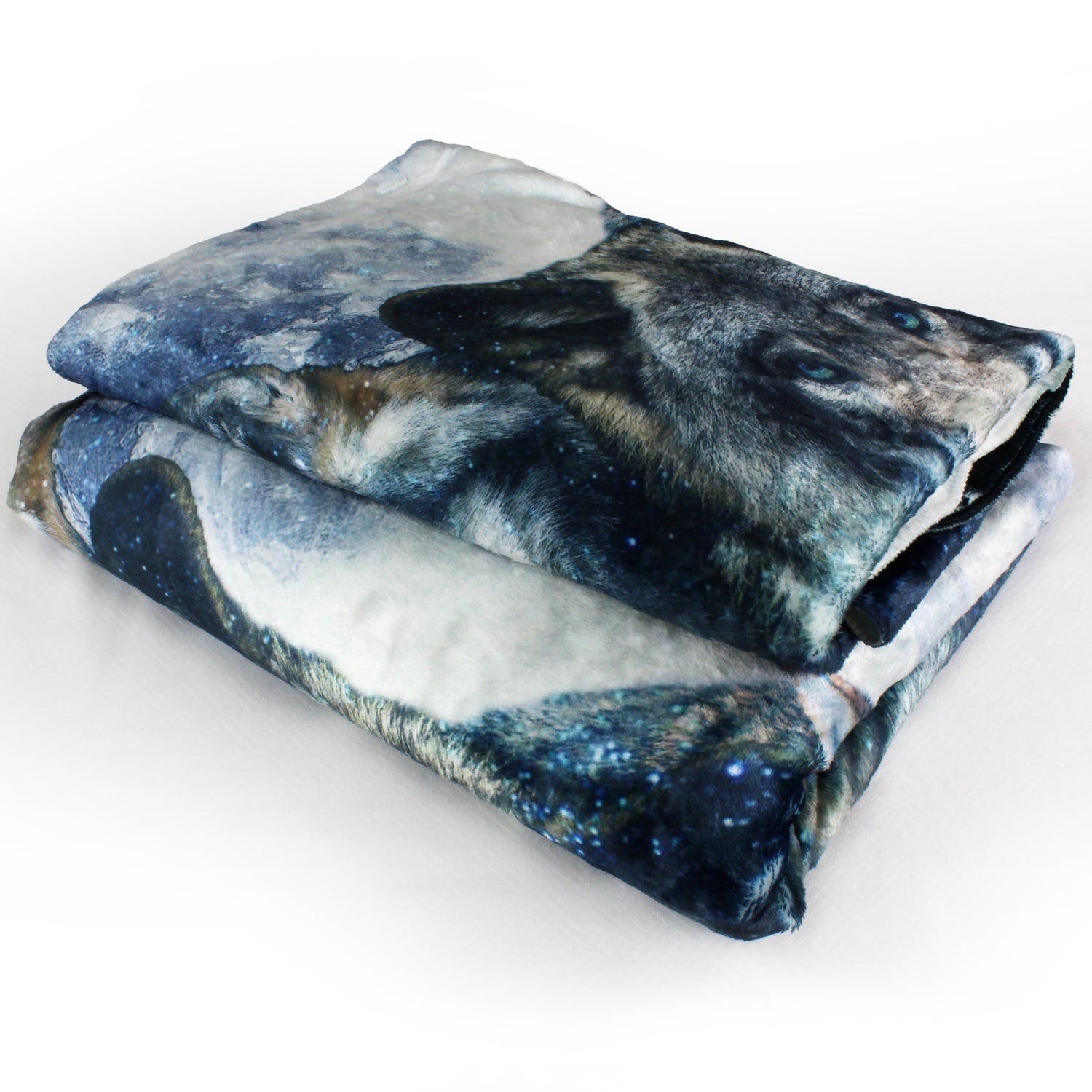 Wolves Throw Blanket with Sound