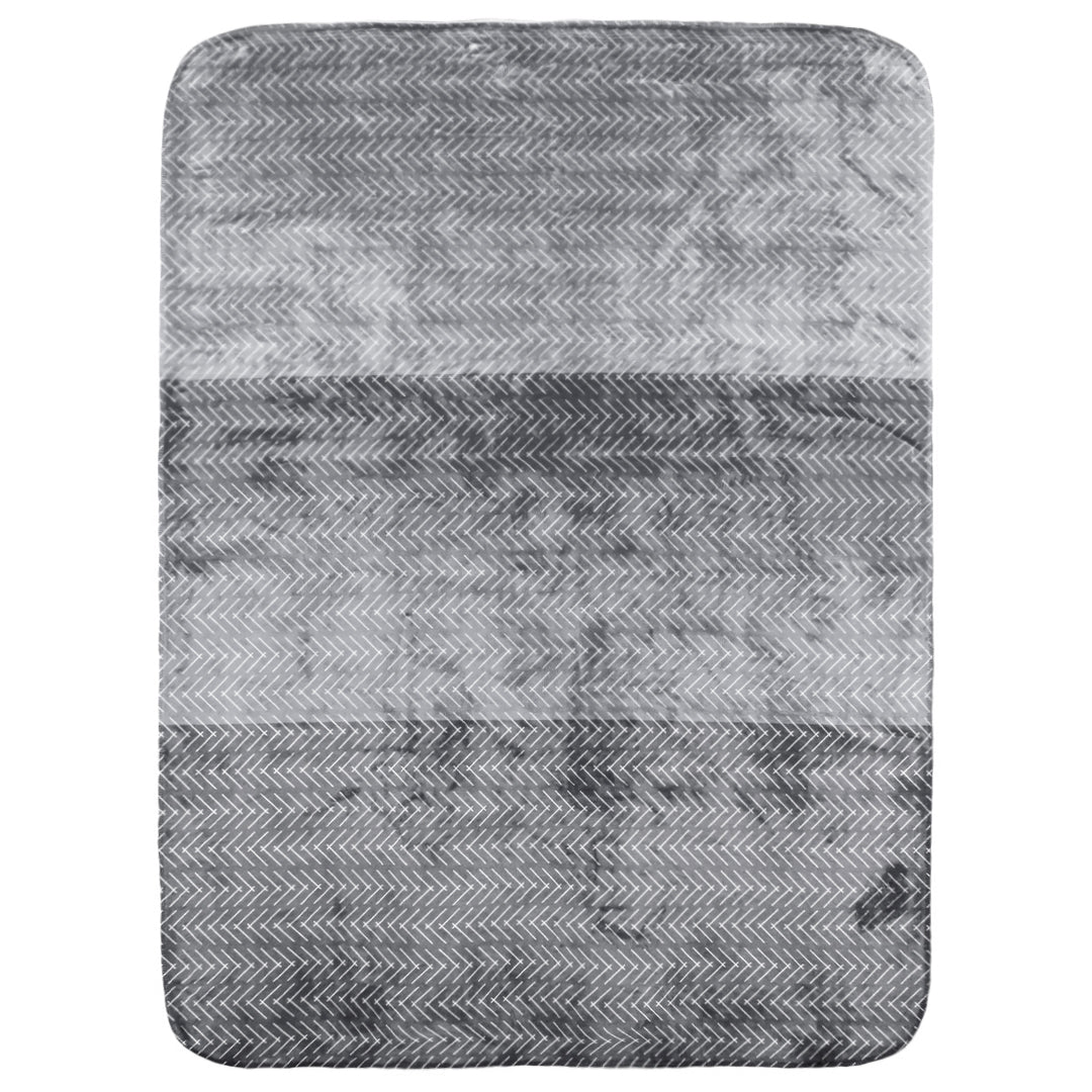 Color Block Hatch Throw Blanket