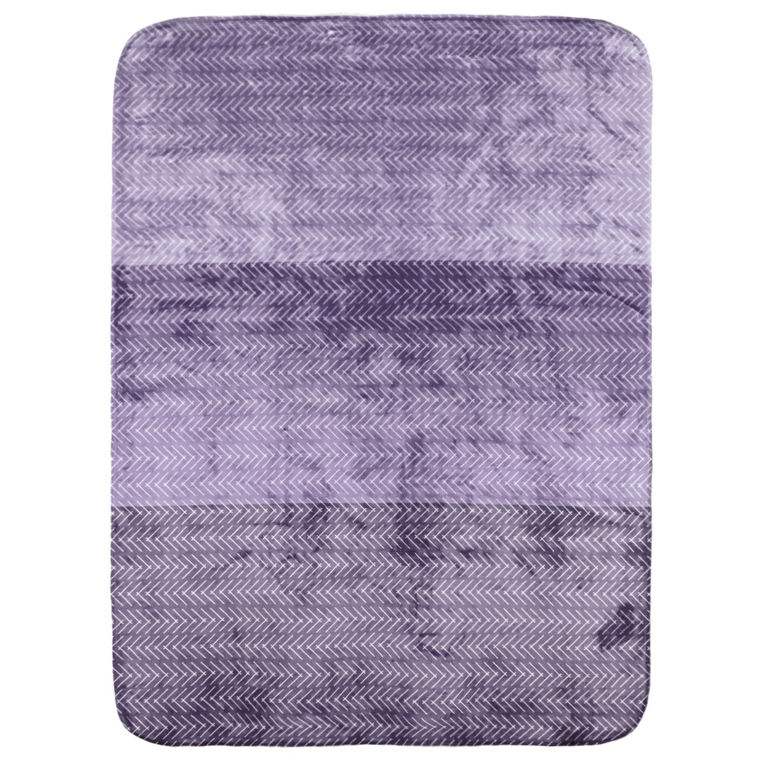 Color Block Hatch Throw Blanket