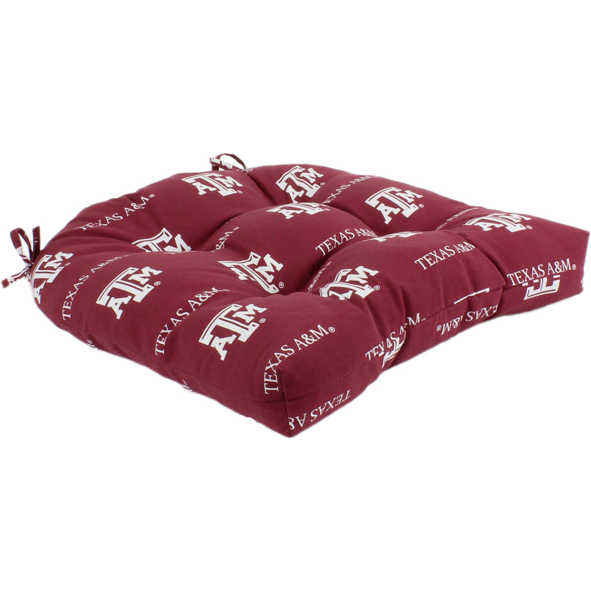 Texas A&M Aggies D Cushion Patio Chair Cushion, 20" x 20"