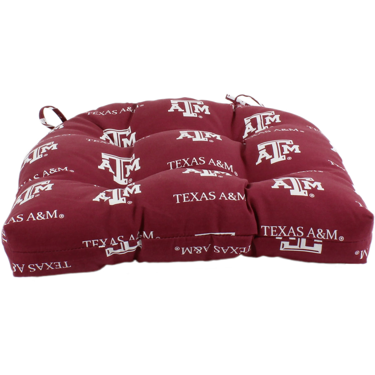 Texas A&M Aggies D Cushion Patio Chair Cushion, 20" x 20"