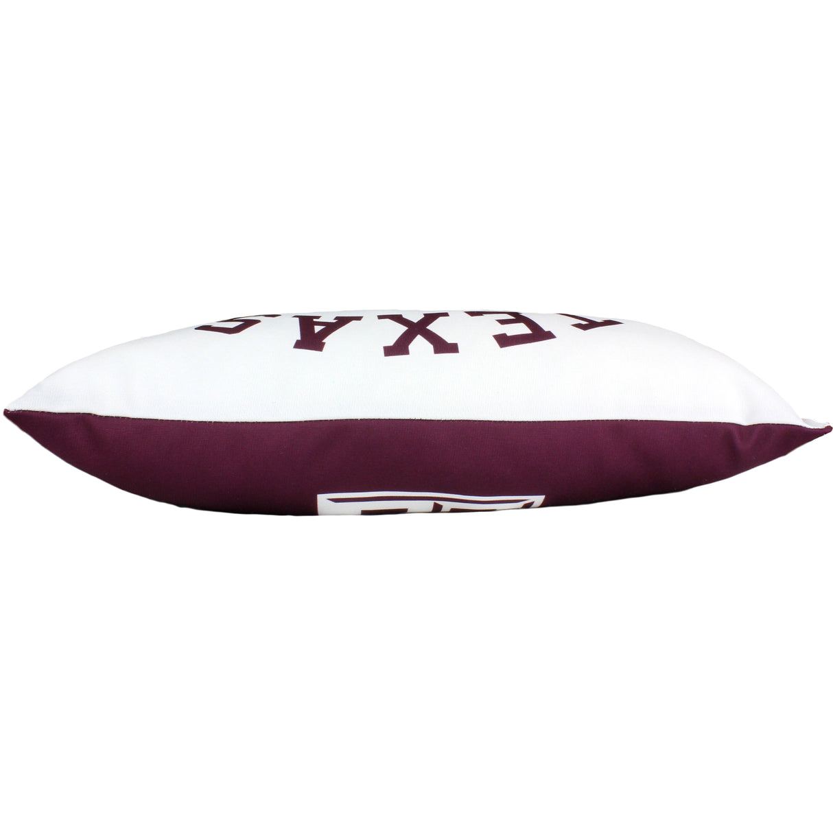 Texas A&M Aggies 2 Sided Bolster Travel Pillow, 16" x 6", Made in the USA
