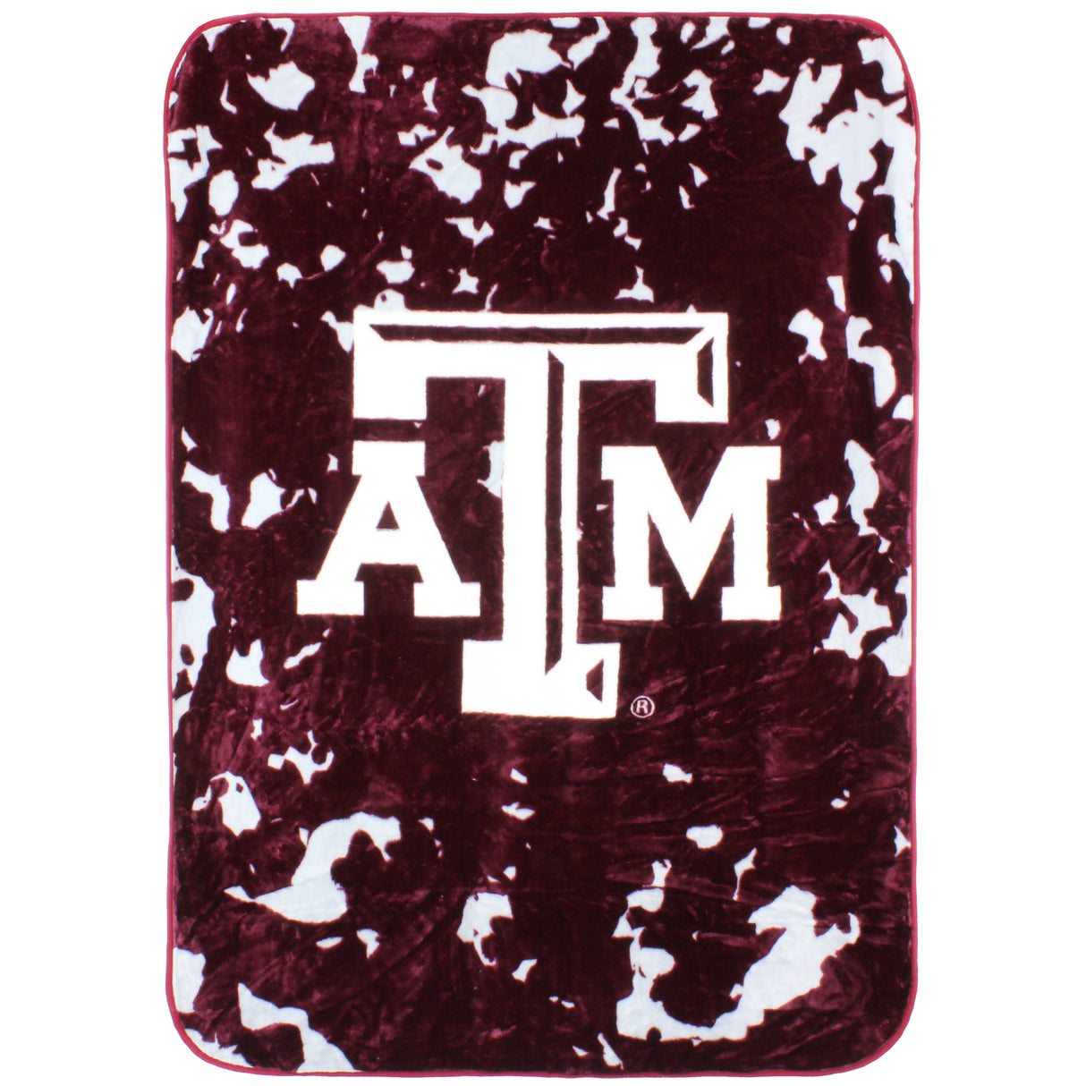 Texas A&M Aggies Plush Throw Blanket, Bedspread, 86" x 63"