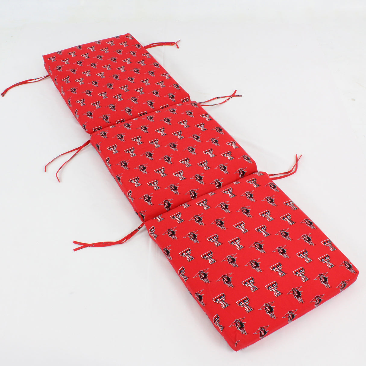 Texas Tech Red Raiders Three Piece Chaise Lounge Cushion