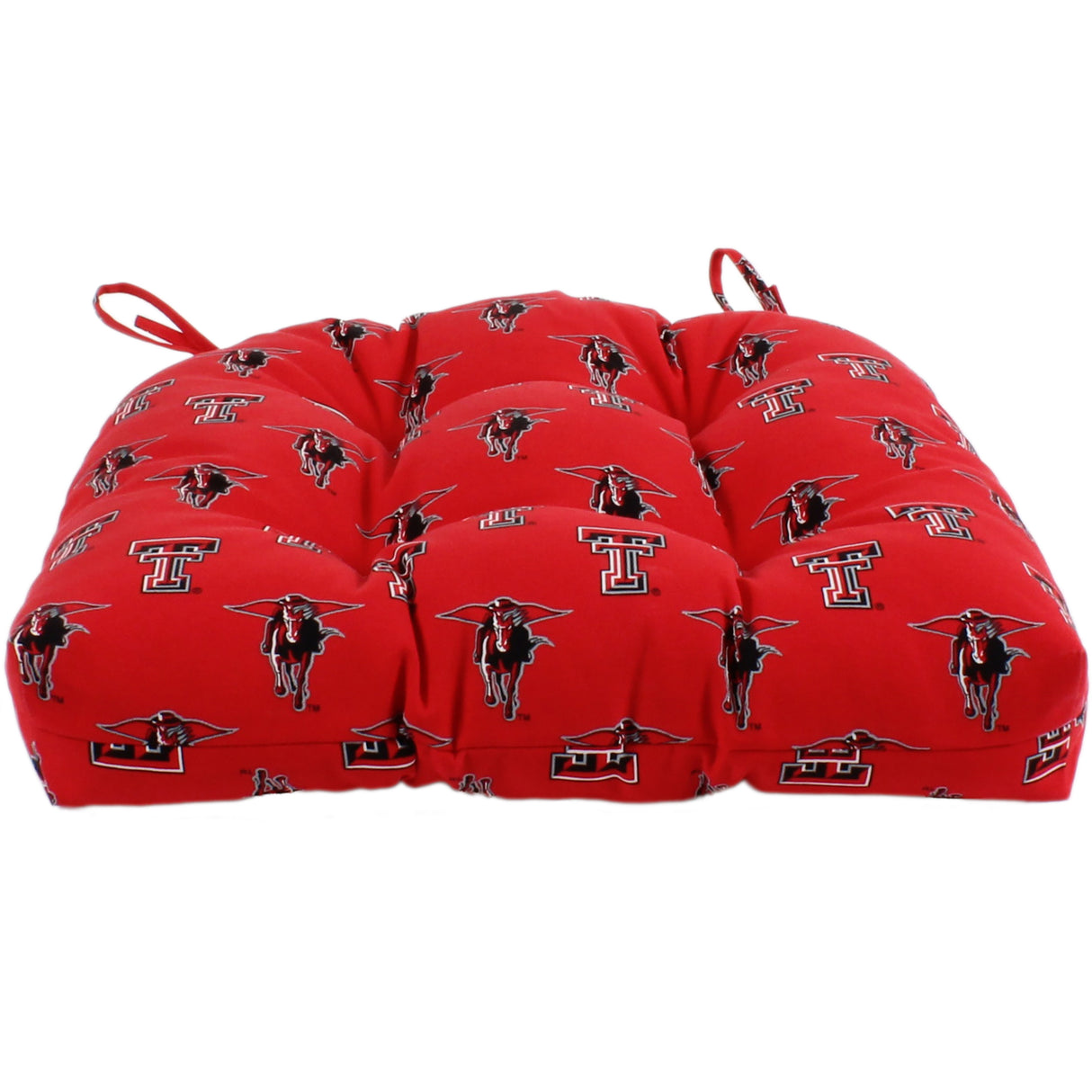 Texas Tech Red Raiders D Cushion Patio Chair Cushion, 20" x 20"