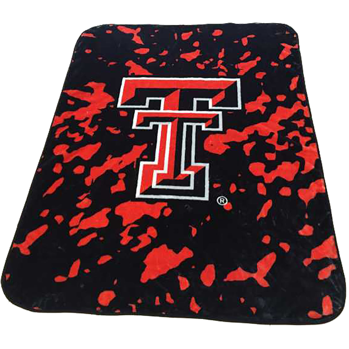 Texas Tech Red Raiders Plush Throw Blanket, Bedspread, 86" x 63"
