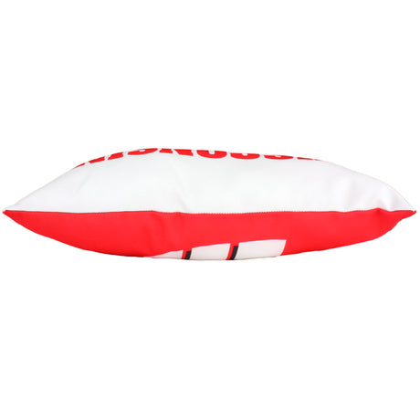 Wisconsin Badgers 2 Sided Bolster Travel Pillow, 16" x 6", Made in the USA