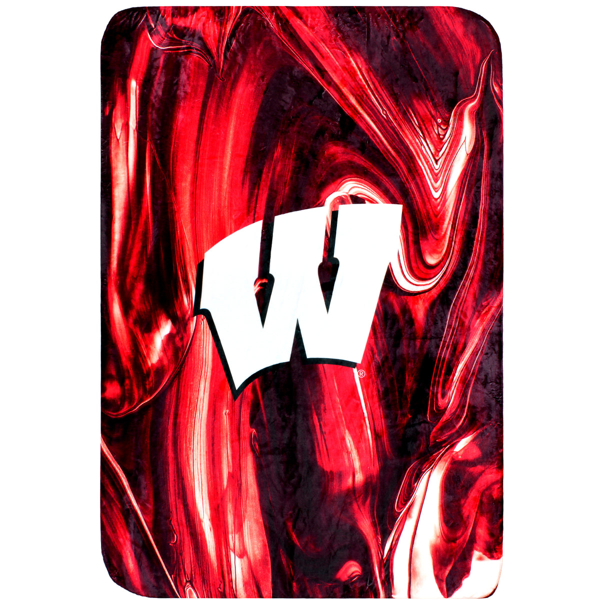 Wisconsin Badgers Sublimated Soft Throw Blanket