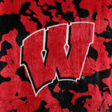 Wisconsin Badgers Plush Throw Blanket, Bedspread, 86" x 63"