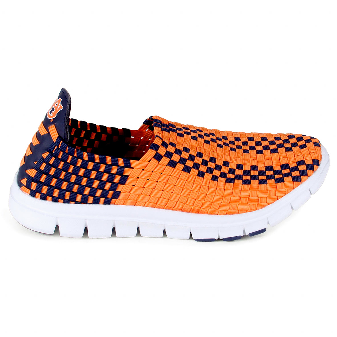 Auburn Tigers Woven Colors Comfy Slip On Shoes