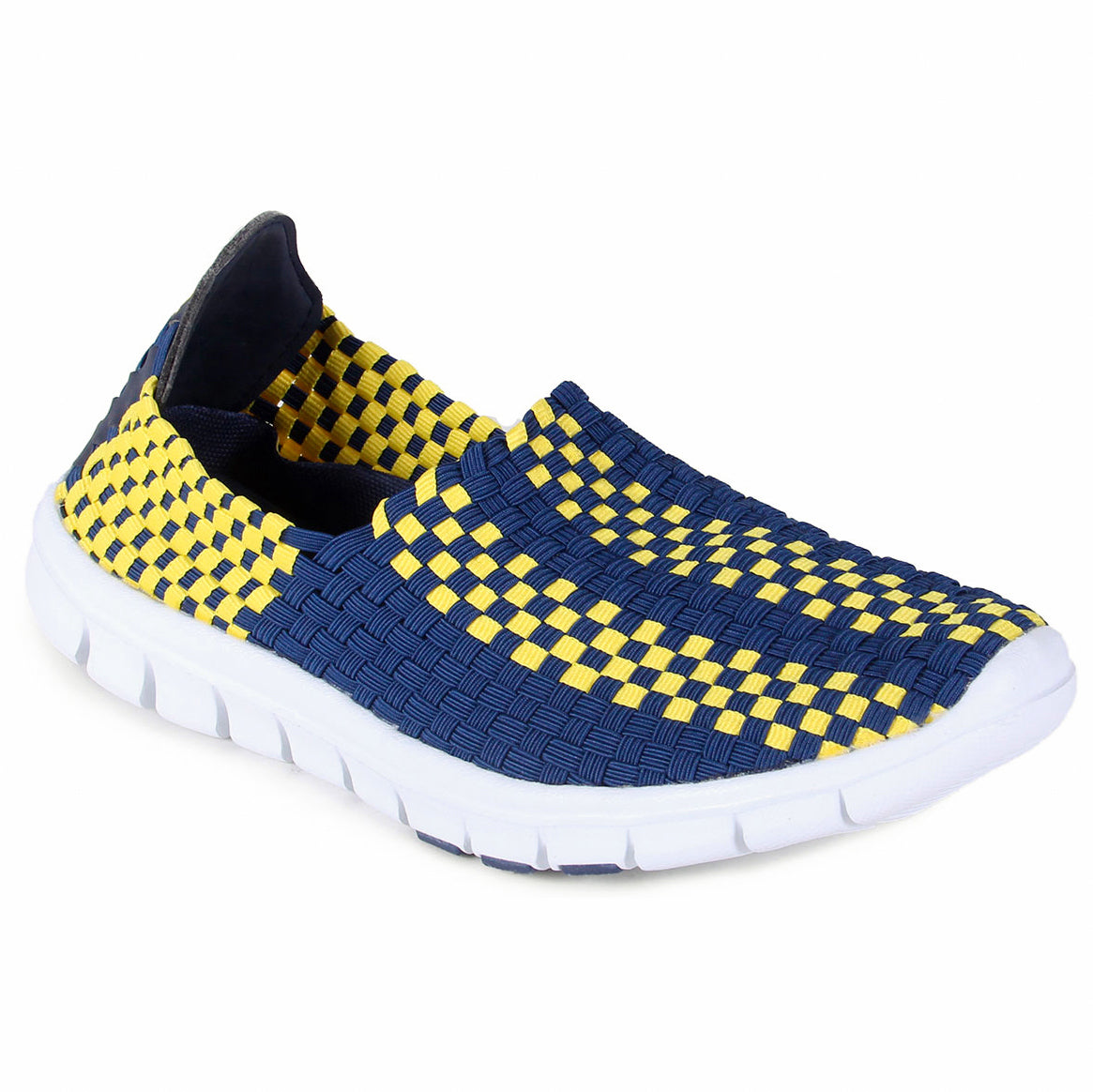 Michigan Wolverines Woven Colors Comfy Slip On Shoes