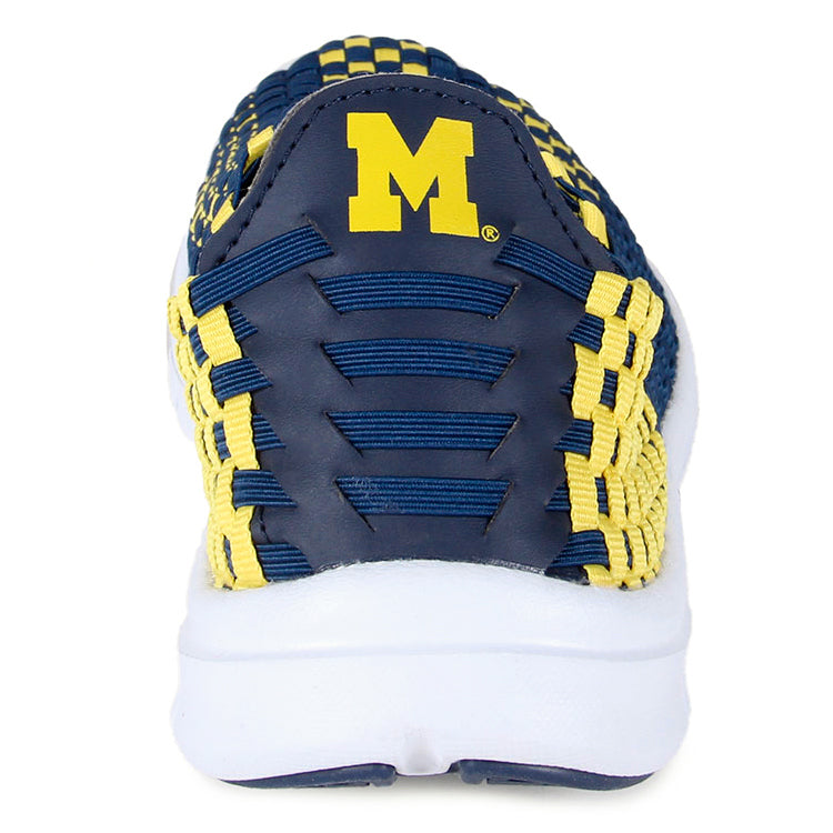 Michigan Wolverines Woven Colors Comfy Slip On Shoes