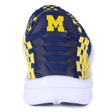 Michigan Wolverines Woven Colors Comfy Slip On Shoes
