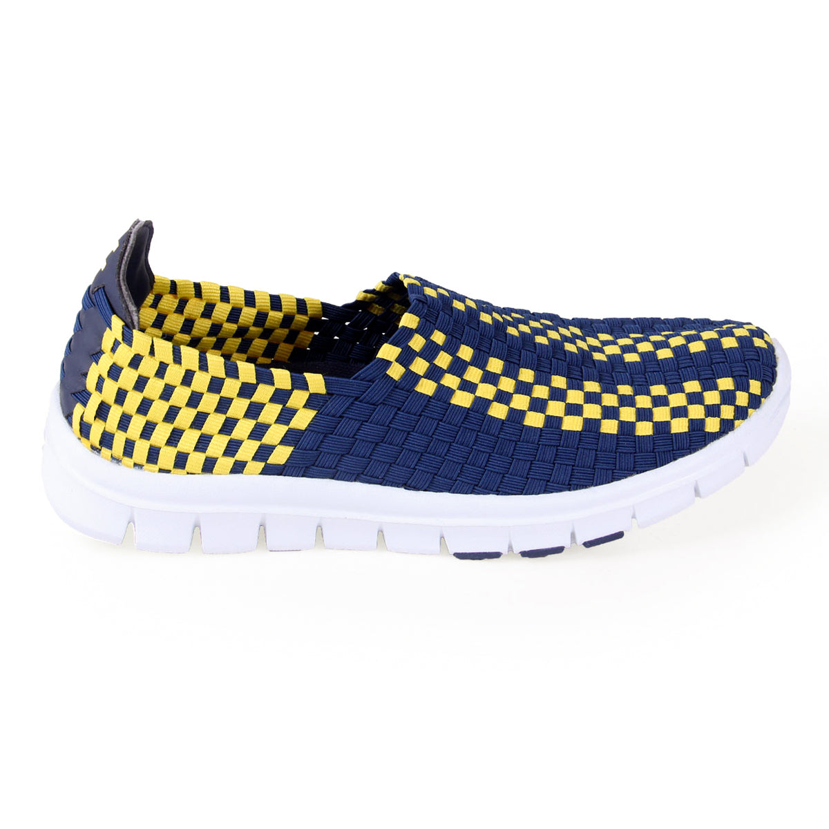West Virginia Mountaineers Woven Colors Comfy Slip On Shoes
