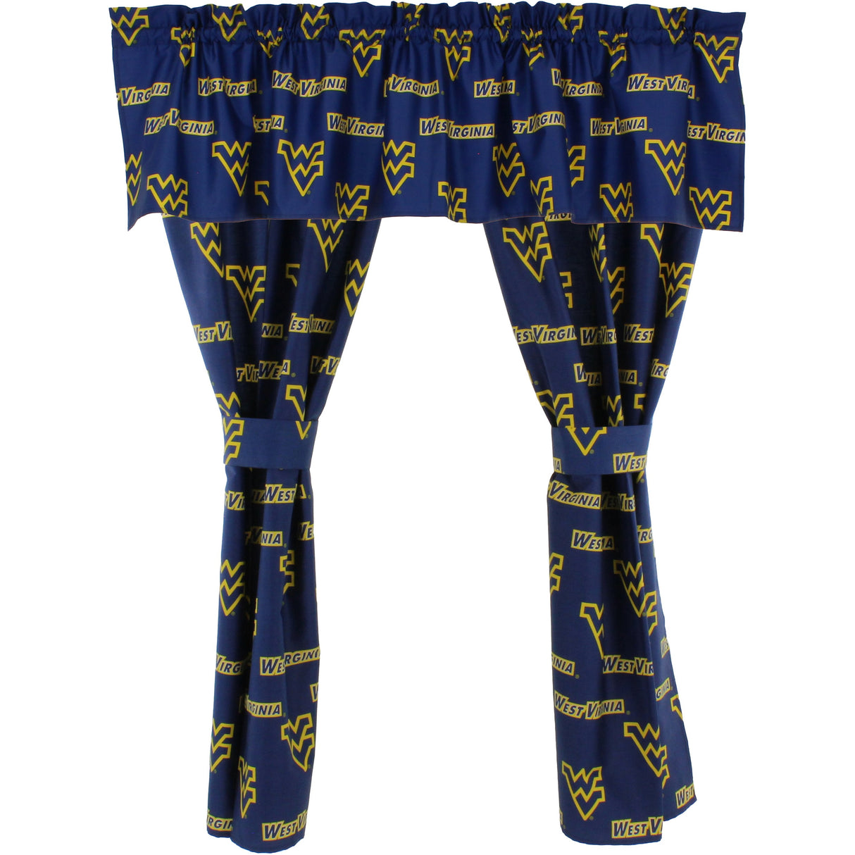 West Virginia Mountaineers Curtain Valance