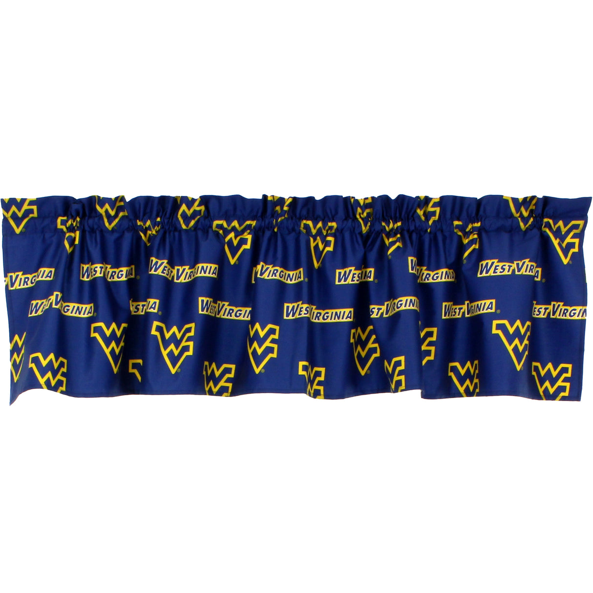 West Virginia Mountaineers Curtain Valance