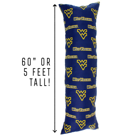 West Virginia Mountaineers Body Pillow