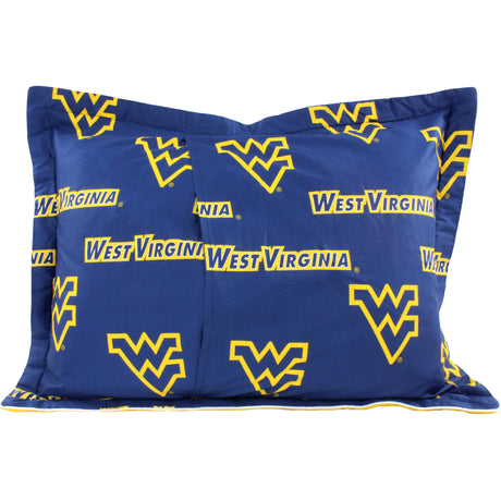 West Virginia Mountaineers Pillow Sham