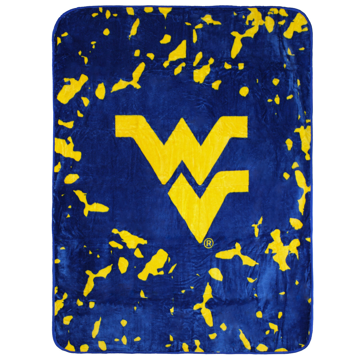 West Virginia Mountaineers Huge Soft Plush Throw Blanket, 86" x 63"