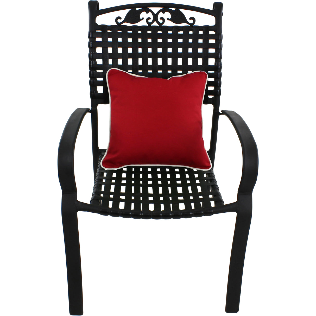 Garnet Canvas Outdoor Decorative Pillow