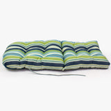 Seaside Stripes Indoor Outdoor Adirondack Patio Chair Cushion