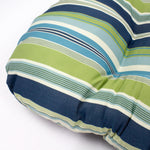 Seaside Stripes Indoor Outdoor Adirondack Patio Chair Cushion