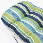 Seaside Stripes Indoor Outdoor Adirondack Patio Chair Cushion