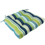 Seaside Stripes Indoor / Outdoor Patio Seat D Cushion