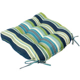 Seaside Stripes Indoor / Outdoor Patio Seat D Cushion