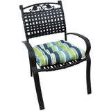 Seaside Stripes Indoor / Outdoor Patio Seat D Cushion