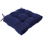 Indigo and Black Weave Indoor / Outdoor Patio Seat D Cushion